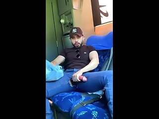 Jerking off while on a bus and trying not to get caught – Matthewbigcock