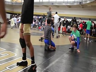 Cocky College Wrestler Showin Off His Cock