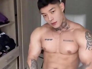 Selfie-Asian wanker-Cums 204