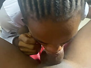 Sucking daddy third leg