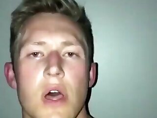 This faggot exposing himself