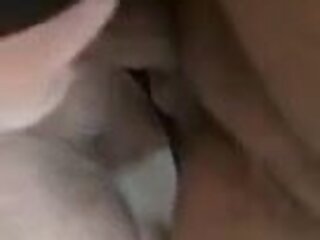 Fat white pig sucking black chub's little cock