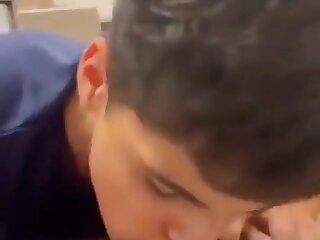 My friend enjoys kissing and sucking my dick