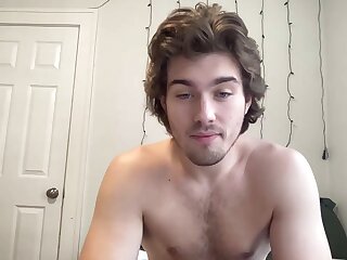 St8 college guy spreads that hairy hole