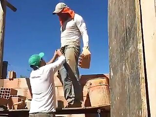 Giving head to his straight black coworker