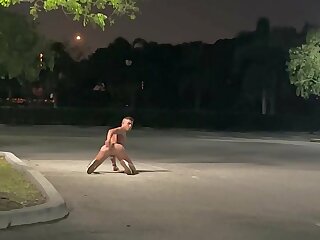 A2m with a toy in the road