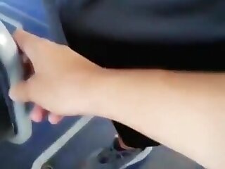 Getting a bit horny and courageous, went and brush my hand against his shorts. He started getting horny and we played a little bit.