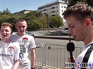 We found so many hot guys! We met this scally guy and he tried to teach us some Welsh!