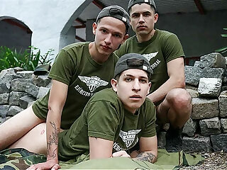 Jake Lotti, Bautista Nores, Caetano Soares – Need a Break to Fuck These Military Hunks Sure Do