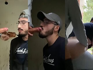 nerd fucked by guy of grindr in abandoned house