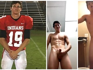 Young cutie jock from school has a secret