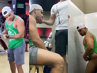 after a Workout in gym toilet