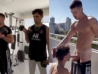 Fucked by Personal gym after workout
