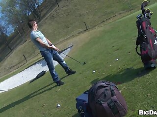 Bareback Sex on the Golf Course