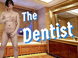 A dental patient sucked his dentist cock at the adult store glory hole and they continue fucking at the clinic