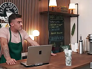 MEN - Lily Lou Catches Drake Von And Trevor Brooks Fucking, Then Joins For A Steamy Coffee Shop Threesome