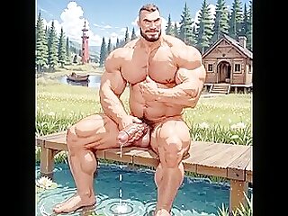DOWN BY THE STREAM (MUSCLE ARTWORK)