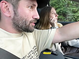 We picked up a cute twink guy on the road and fucked him with my girlfriend