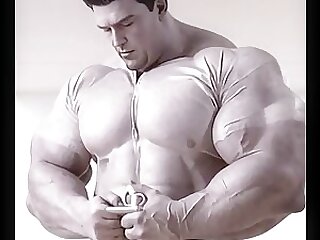 Massive Muscleman in ultra-tight Shirt…