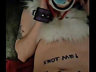 Getting rough sex and cum on tummy from my deer boyfriend