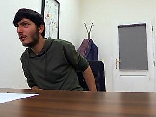 Ambitious Twink Hairdresser Compensates For His Lack Of Experience With A Raw Fuck At The Interview - BigStr