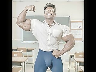 Muscle School Boy