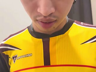 Picking him up and giving it to him raw (no cum)