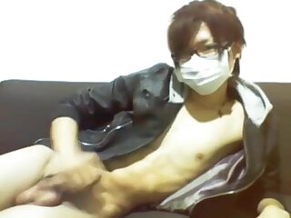 Japanese glasses boy webcam2