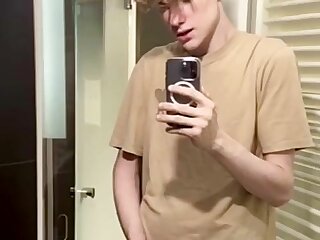 Rubax Video - Cute Twink Max Cums All Over The Toilet