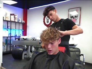 Twink F*cked @ The Barber Shop  OF 418