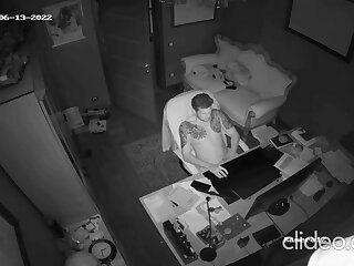 IP cam caught a guy jerking off in his rented flat (part 4)